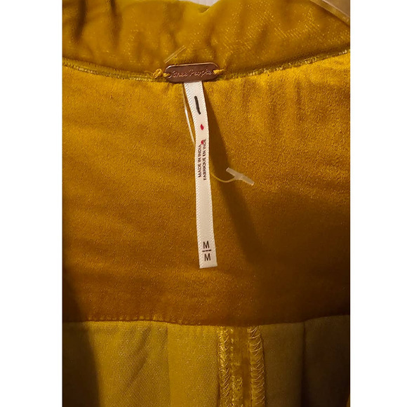 Free People Mustard Yellow Jumpsuit - Picture 5 of 6